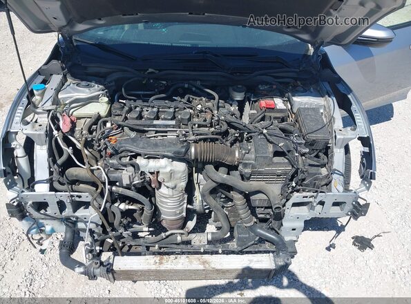 JHMFC1F95JX030034 2018 HONDA CIVIC Silver Вид ззаду