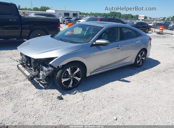 JHMFC1F95JX030034 2018 HONDA CIVIC Silver Передня ліва чверть