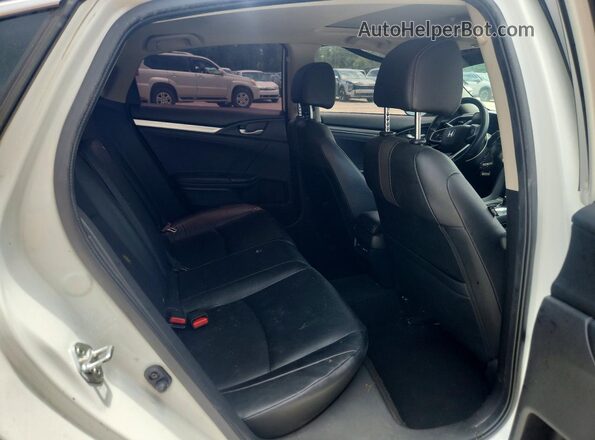 JHMFC1F98KX005811 2019 HONDA CIVIC White Vista de los asientos traseros