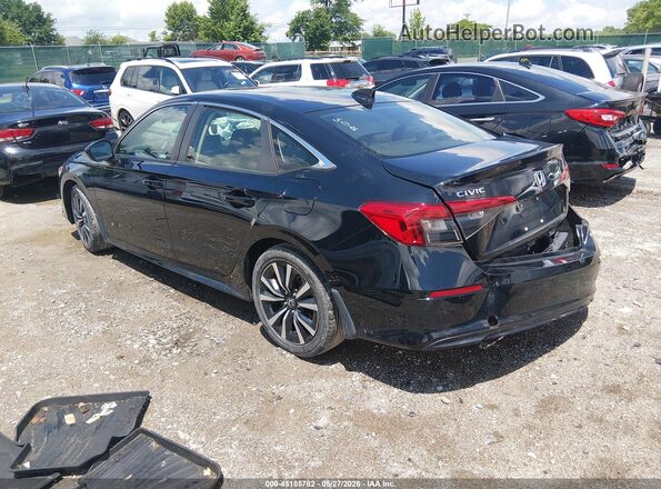 JHMFE1F74NX003129 2022 HONDA CIVIC Black Задня ліва чверть