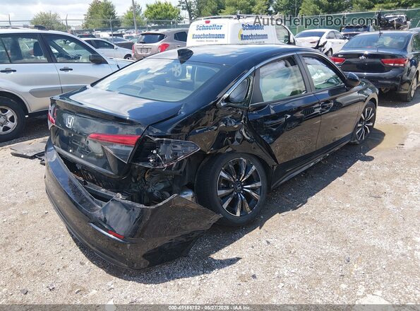 JHMFE1F74NX003129 2022 HONDA CIVIC Black Задня права чверть