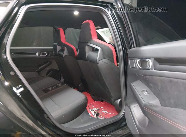 JHMFL5G40SX008762 2025 HONDA CIVIC Black Widok naklejki z numerem VIN
