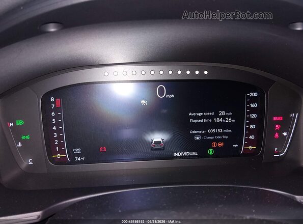 JHMFL5G40SX008762 2025 HONDA CIVIC Black Widok tylnych siedzeń