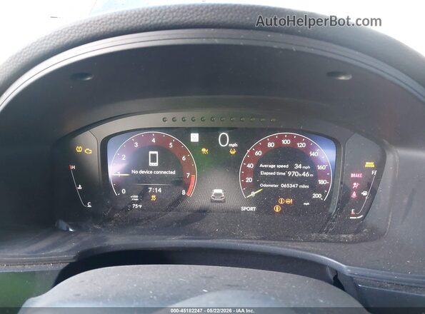 JHMFL5G44PX002647 2023 HONDA CIVIC Black Vista de los asientos traseros