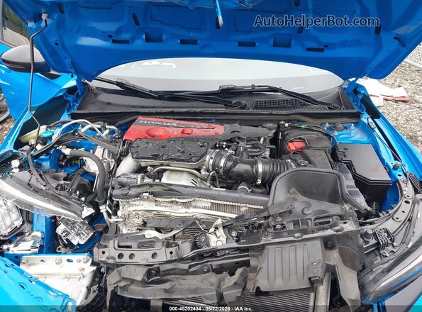 JHMFL5G45PX001345 2023 HONDA CIVIC Blue Rear view