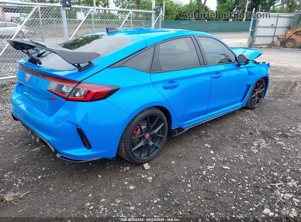 JHMFL5G45PX001345 2023 HONDA CIVIC Blue Rear right