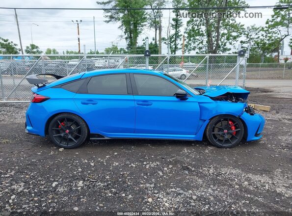 JHMFL5G45PX001345 2023 HONDA CIVIC Blue Rear interior view
