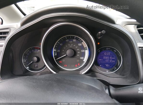 JHMGK5H53GS007494 2016 HONDA FIT Gray უკანა სავარძლების ხედი