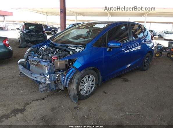JHMGK5H53GS009486 2016 HONDA FIT Blue Front left