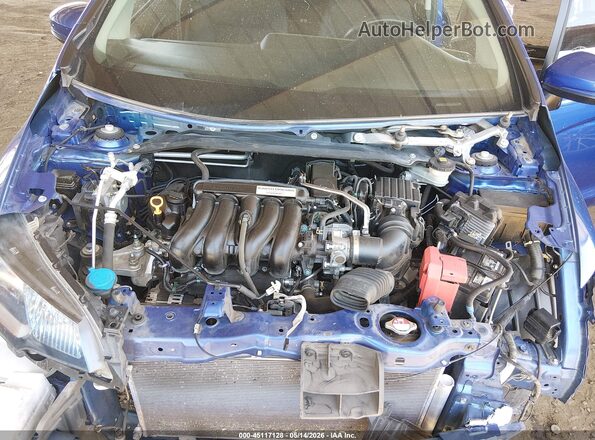 JHMGK5H53GS009486 2016 HONDA FIT Blue Rear view