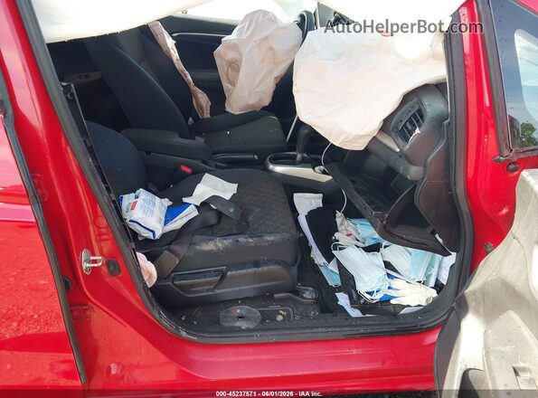 JHMGK5H59HS021899 2017 HONDA FIT Красный Вид салона спереди