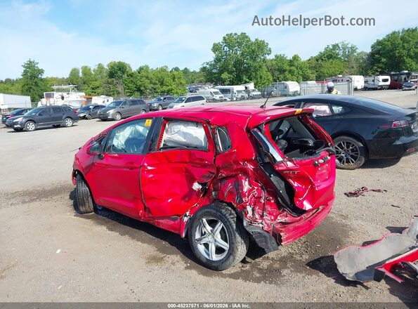 JHMGK5H59HS021899 2017 HONDA FIT Красный Вид спереди