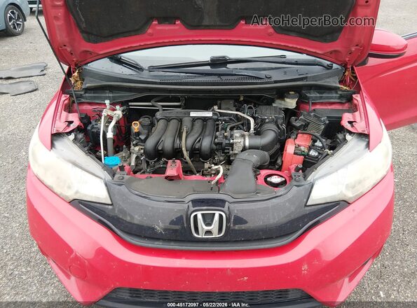 JHMGK5H5XGX005437 2016 HONDA FIT Red Հետևի տեսք