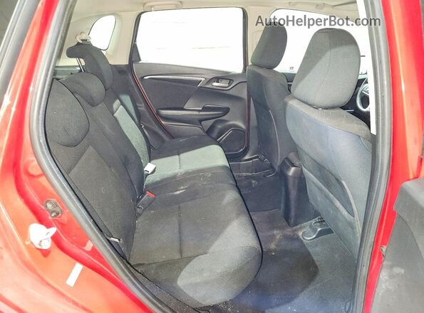 JHMGK5H74GS007666 2016 HONDA FIT Red Вид задніх сидінь