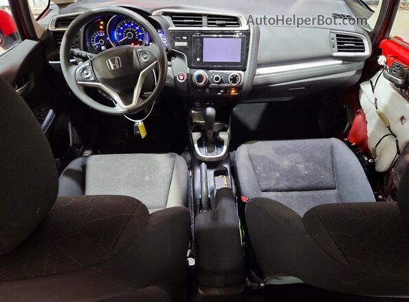 JHMGK5H74GS007666 2016 HONDA FIT Red Вид панелі приладів