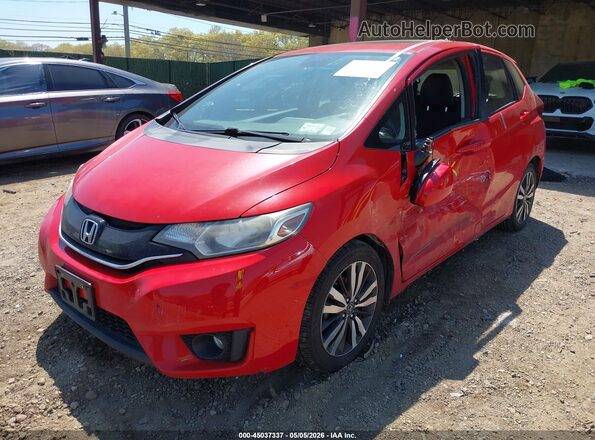 JHMGK5H77GS004910 2016 HONDA FIT Red 