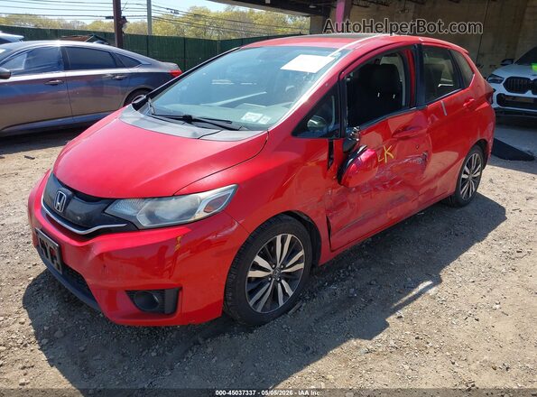 JHMGK5H77GS004910 2016 HONDA FIT Red 