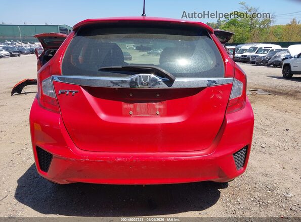 JHMGK5H77GS004910 2016 HONDA FIT Red 