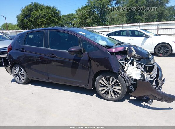 JHMGK5H7XGX032204 2016 HONDA FIT Purple უკანა სალონის ხედი