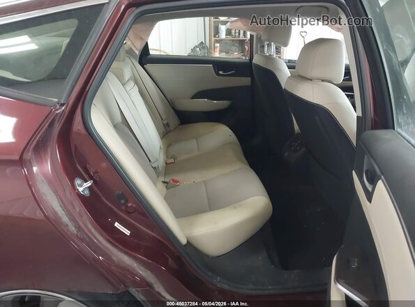 JHMZC5F10JC021439 2018 HONDA CLARITY Red Вид наклейки з VIN-кодом