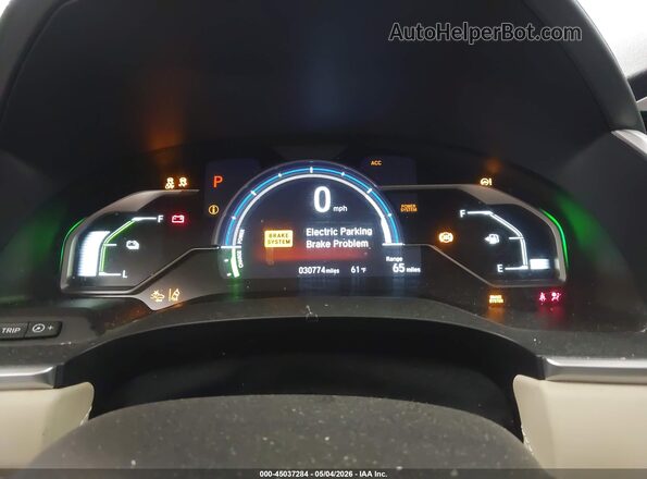 JHMZC5F10JC021439 2018 HONDA CLARITY Red Вид задніх сидінь