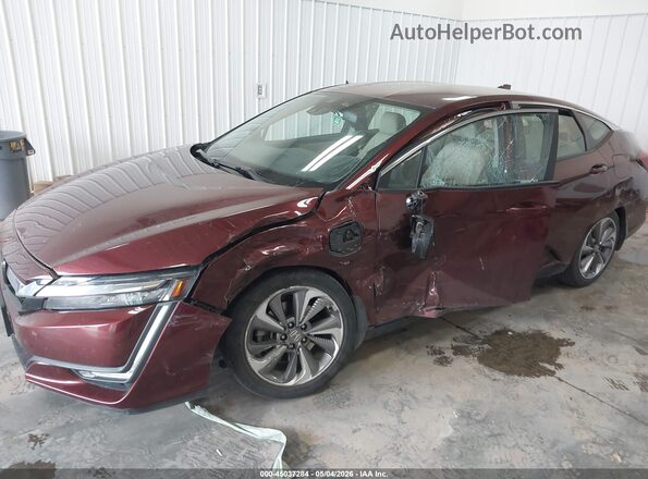 JHMZC5F10JC021439 2018 HONDA CLARITY Red Вид спереду