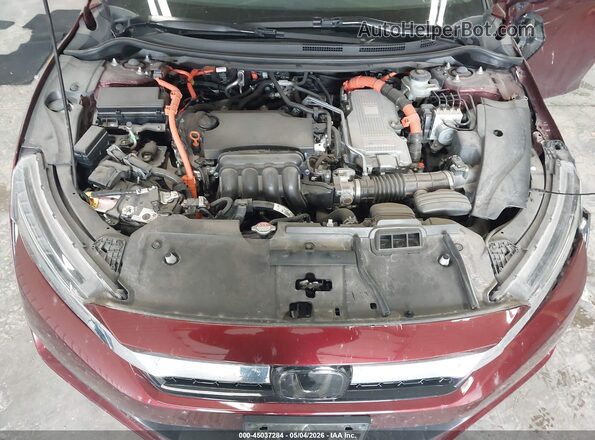 JHMZC5F10JC021439 2018 HONDA CLARITY Red Вид ззаду