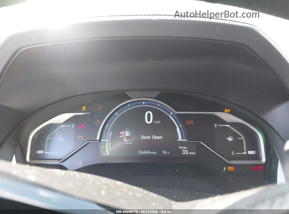 JHMZC5F14JC014476 2018 HONDA CLARITY Gray უკანა სავარძლების ხედი
