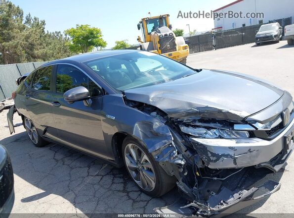 JHMZC5F14JC014476 2018 HONDA CLARITY Gray სალონის 360-გრადუსიანი ხედი