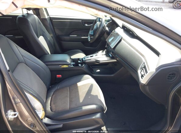 JHMZC5F14JC014476 2018 HONDA CLARITY Gray წინა სალონის ხედი