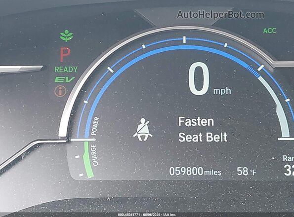 JHMZC5F15JC011604 2018 HONDA CLARITY PLUG-IN HYBRID Серебряный 