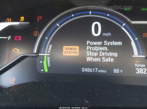 JHMZC5F18KC007113 2019 HONDA CLARITY PLUG-IN HYBRID White 