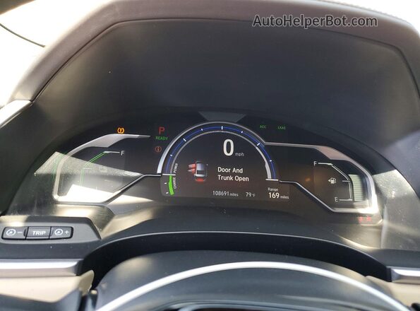 JHMZC5F1XLC001458 2020 HONDA CLARITY White Սարքավորումների վահանակի տեսք