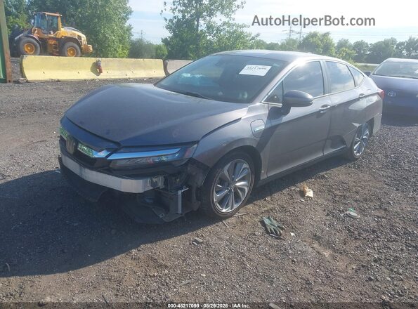 JHMZC5F31JC019247 2018 HONDA CLARITY Gray Առջևի ձախ երեք քառորդ տեսարան
