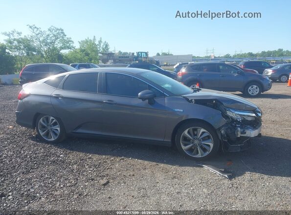 JHMZC5F31JC019247 2018 HONDA CLARITY Gray Սարքավորումների վահանակի տեսք