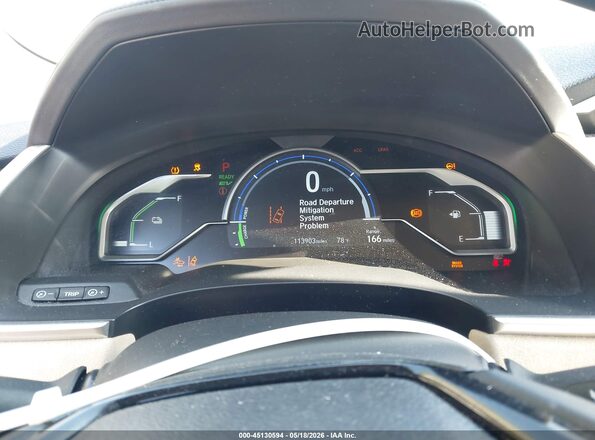 JHMZC5F31JC019300 2018 HONDA CLARITY White Հետևի նստատեղերի տեսք