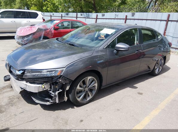 JHMZC5F34JC004516 2018 HONDA CLARITY PLUG-IN HYBRID Серый Передняя левая четверть