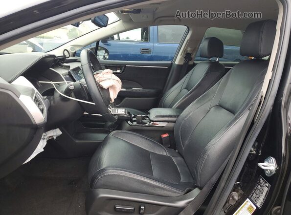 JHMZC5F34KC003755 2019 HONDA CLARITY Black Widok wnętrza z przodu