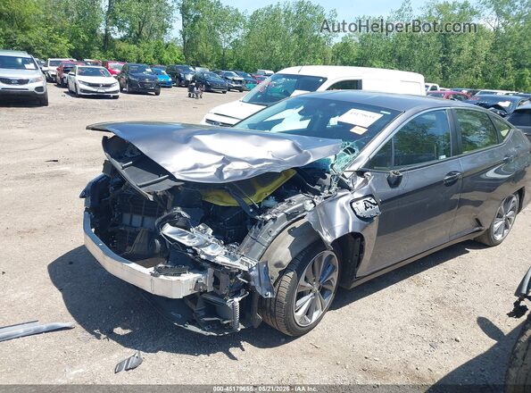 JHMZC5F39JC009646 2018 HONDA CLARITY Серый Передняя левая четверть