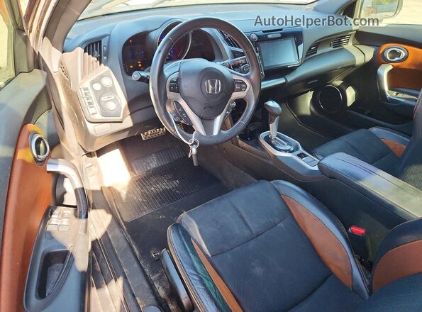 JHMZF1D60GS000765 2016 HONDA CR-Z Blue Առջևի վահանակի տեսք