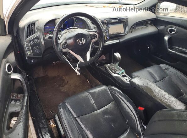 JHMZF1D65GS000034 2016 HONDA CR-Z White Dashboard view