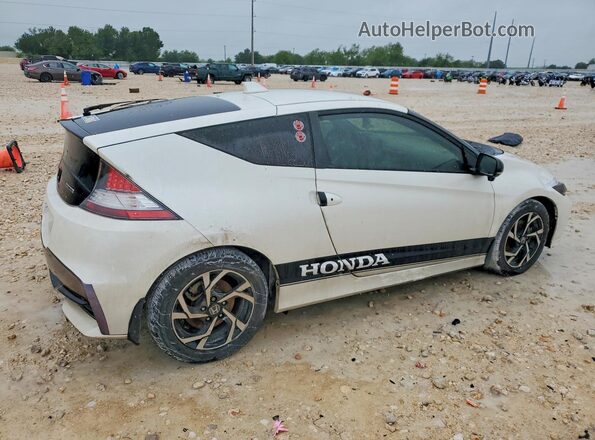JHMZF1D65GS000034 2016 HONDA CR-Z White Rear right