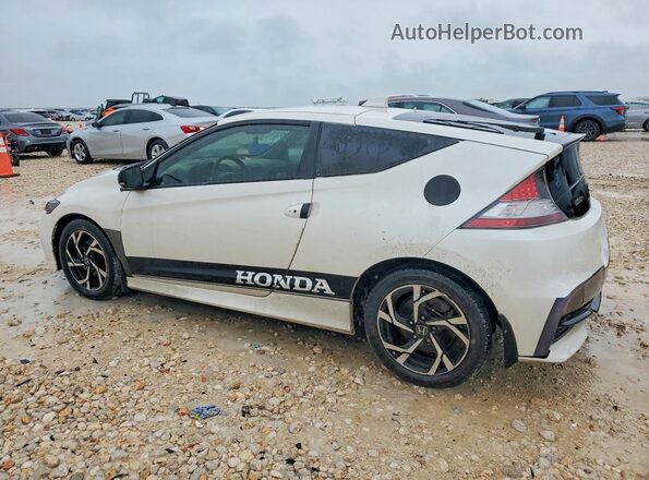 JHMZF1D65GS000034 2016 HONDA CR-Z White Rear left