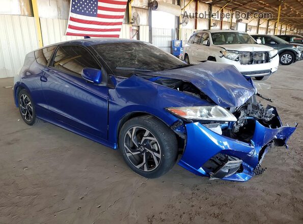 JHMZF1D67GS000553 2016 HONDA CR-Z Blue 