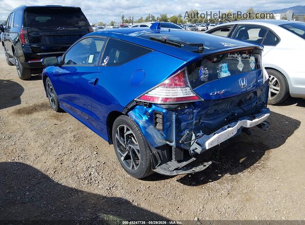 JHMZF1D67GS001315 2016 HONDA CR-Z Blue 