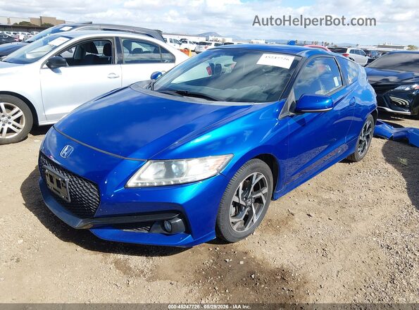 JHMZF1D67GS001315 2016 HONDA CR-Z Blue 