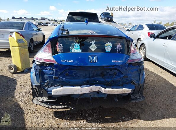 JHMZF1D67GS001315 2016 HONDA CR-Z Blue 