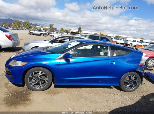 JHMZF1D67GS001315 2016 HONDA CR-Z Blue 