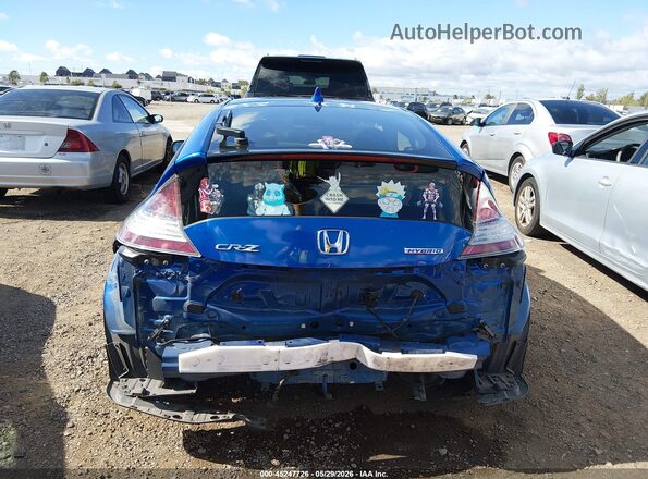 JHMZF1D67GS001315 2016 HONDA CR-Z Blue 