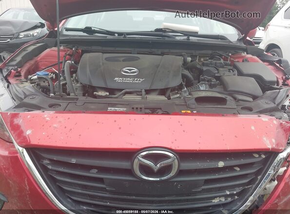 JM1BM1M79G1322232 2016 MAZDA 3 Red Вид ззаду